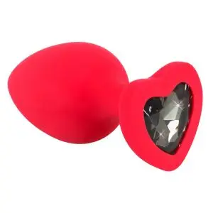 You2toys silikone plug med hjerte og sten i large - You2toys