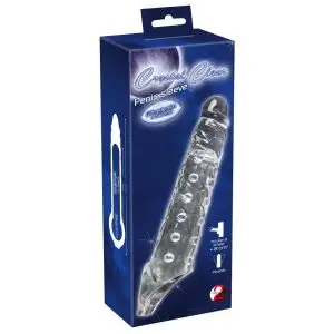 Crystal clear penis sleeve med knopper - Penis sleeves